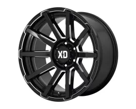 XD Series XD847 Outbreak Wheel 18x9 5x139.7 12 Gloss Black Milled