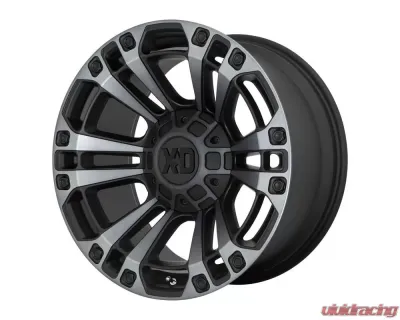 XD XD851 Monster 3 Wheel 20x9 6X114.3/6X139.7 18mm Satin Black With Gray Tint - XD85129070418