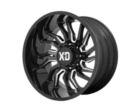 XD Series XD858 Tension Wheel 20x10 5x127 -18 Gloss Black Milled