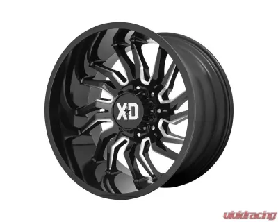 XD Series XD858 Tension Wheel 22x10 5x127 -18 Gloss Black Milled - XD85822050318N