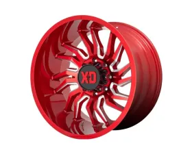 XD Series XD858 Tension Wheel 22x10 8x165.1 -18 Candy Red Milled