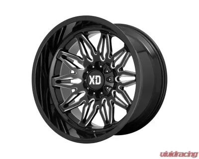 XD Series XD859 Gunner Wheel 22x10 5x127/5x139.7 -18 Gloss Black Milled - XD85922035318N