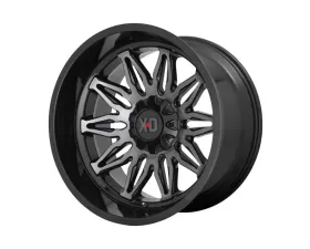 XD Series XD859 Gunner Wheel 20x10 5x127/5x139.7 -18 Gloss Black Machined With Gray Tint