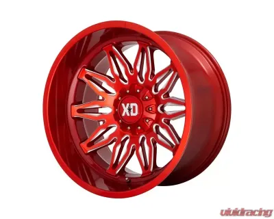 XD Series XD859 Gunner Wheel 20x10 6x135/6x139.7 -18 Candy Red Milled - XD85921067918N