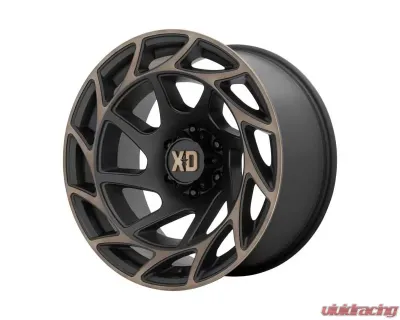 XD XD860 Onslaught Wheel 20x10 6x135 -18mm Satin Black With Bronze Tint - XD86021063618N