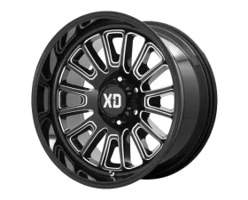 XD XD864 Rover Wheel 20x10 5X127 -18mm Gloss Black Milled