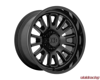 XD XD864 Rover Wheel 20x10 5X139.7 -18mm Satin Black With Gloss Black Lip - XD86421085718N