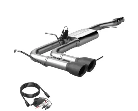 2014-2018 Chevrolet Silverado & GMC Sierra 1500 4.8/5.3L EC/SB, CC/SB Screamer Exhaust Catback Side Exit Black Tips Quick Time Performance