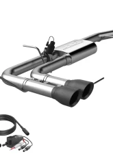2014-2018 Chevrolet Silverado & GMC Sierra 1500 4.8/5.3L EC/SB, CC/SB Screamer Exhaust Catback Side Exit Black Tips Quick Time Performance                                     - 410014B - Image 2