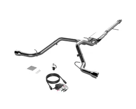 2014-2018 Chevrolet Silverado & GMC Sierra 1500 4.8/5.3L EC/SB, CC/SB Screamer Exhaust Catback Rear Split Exit Quick Time Performance