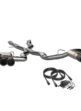 2018+ Jeep Grand Cherokee Trackhawk 6.2L Screamer Exhaust Catback Black Tips Quick Time Performance                                     - 427218B - Image 2