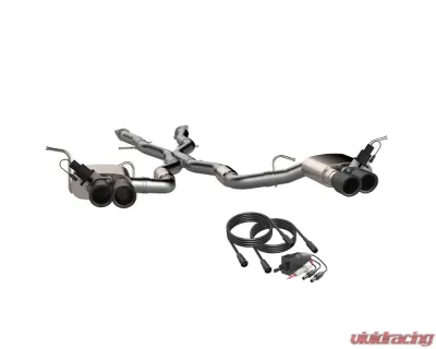 2018+ Jeep Grand Cherokee Trackhawk 6.2L Screamer Exhaust Catback Black Tips Quick Time Performance - 427218B