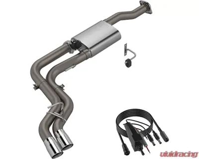 2015-2019 Ford F-150 Super Cab/6.5' Bed, Super Crew Cab/5.5'Bed 145 Inch Wheel Base Screamer Exhaust Catback Quick Time Performance - 440015