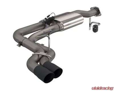 2015-2019 Ford F-150 Super Cab/6.5' Bed, Super Crew Cab/5.5'Bed 145 Inch Wheel Base Screamer Exhaust Catback Black Tips Quick Time Performance - 440015B