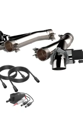 2012-2019 Jeep Grand Cherokee SRT 6.4L, 2018-2019 Jeep Grand Cherokee Trackhawk 6.2L, 2018-2019 Dodge Durango SRT 6.4L Aggressor Cutout Pipes Quick Time Performance                                     - 527112 - Image 2