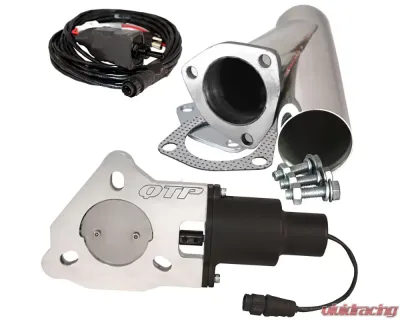 2.50 Inch QTEC Electric Cutout Combo Kit Quick Time Performance - QTEC25CP