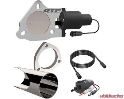 2.75 Inch QTEC Electric Cutout DIY Combo Kit Quick Time Performance - QTEC275DIY