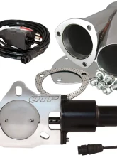 3.00 Inch QTEC Electric Cutout Combo Kit Quick Time Performance                                     - QTEC30CP - Image 3
