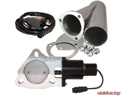 3.00 Inch QTEC Electric Cutout Combo Kit Quick Time Performance - QTEC30CP