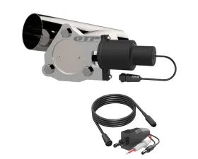 3.00 Inch QTEC Electric Cutout Combo Kit Quick Time Performance