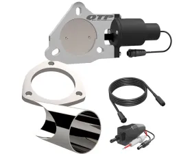 3.00 Inch QTEC Electric Cutout DIY Combo Kit Quick Time Performance