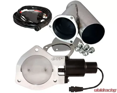 4.00 Inch QTEC Electric Cutout Combo Kit Quick Time Performance - QTEC40CP