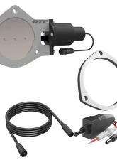 4.00 Inch QTEC Electric Cutout Valve W/Flange Quick Time Performance                                     - QTEC40F - Image 3