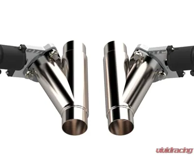 Dual 2.25 Inch QTEC Electric Cutout Combo Kit Quick Time Performance - QTEC45CP