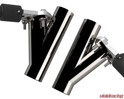 2.50 Inch Dual QTEC Electric Cutout Combo Kit Quick Time Performance - QTEC50CP