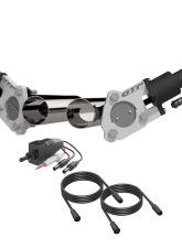 2.50 Inch Dual QTEC Electric Cutout Combo Kit Quick Time Performance                                     - QTEC50CP - Image 6