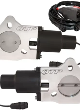 Dual 2.50 Inch QTEC Electric Cutout Valves Quick Time Performance                                     - QTEC50 - Image 2