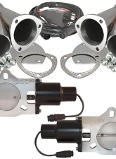 3.00 Inch Dual QTEC Electric Cutout Combo Kit Quick Time Performance                                     - QTEC60CP - Image 6