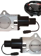 Dual 3.00 Inch QTEC Electric Cutout Valves Quick Time Performance                                     - QTEC60 - Image 3