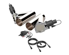 3.50 Inch Dual QTEC Electric Cutout Combo Kit Quick Time Performance