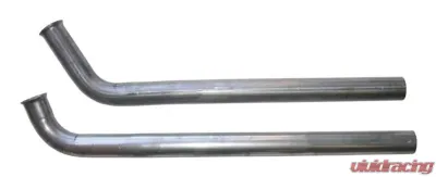 Pypes Exhaust 2.5" Stainless Steel Manifold Downpipes w/ 2 Bolt Buick GS 1968-1972 - DGB10S