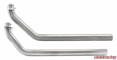 Pypes Exhaust 2" Outlet Manfold 2.5" Pipe SBC Applications 3 Bolt Flange Manifold Downpipes - DGU17S