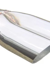 Pypes Exhaust 2.5" To Dual 22.5" Slip Fit Clamp-On Polished Stainless Steel Tail Pipe Tip Set Pontiac GTO 1970-1971                                     - EVT19 - Image 2