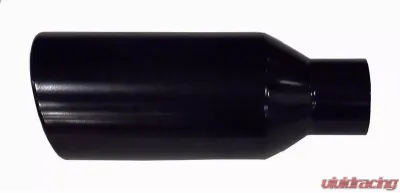 Pypes Exhaust 5" ID x 6" OD x 18" L-Bolt On Stainless Steel Black Tail Pipe Tip - EVT506-18B