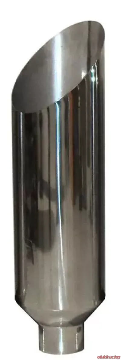 Pypes Exhaust 5" OD x 6" x 36" 6" Tip Clamp-On Polished Stainless Steel Stack Miter - EVT506-36AC