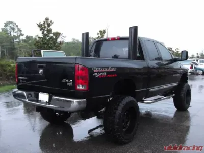 Pypes Exhaust Black 5" ID x 8" OD x 36" L 8" Tip Clamp-On Stainless Steel Stack Pipe - EVT508-36B