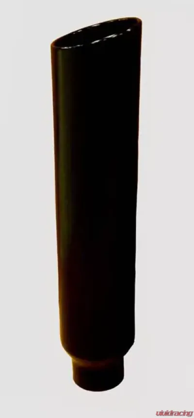 Pypes Exhaust Black 5" OD x 10" OD x 36" L 10" Tip Clamp-On Stainless Steel Stack Pipe - EVT510-36B