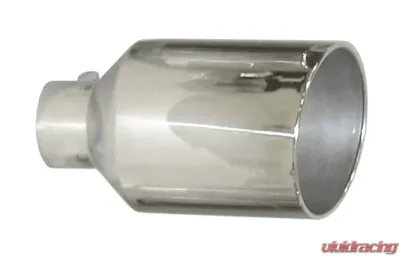 Pypes Exhaust 5" ID x 10" OD x 18" L-Bolt On Polished Stainless Steel Tail Pipe Tip - EVT510