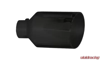 Pypes Exhaust 5" ID x 10" OD x 18" L-Bolt On Stainless Steel Black Tail Pipe Tip - EVT510B
