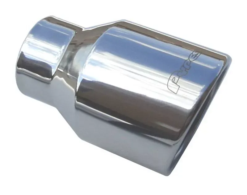 Pypes Exhaust 2.5" 4" x 6" L Clamp-On Polished Stainless Steel Pair Tail Pipe Tip Set - EVT52