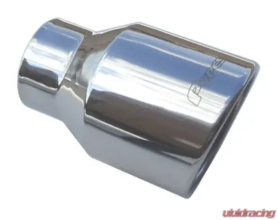 Pypes Exhaust 3" To 4" x 6" L Clamp-On Polished Stainless Steel Pair Tail Pipe Tip Set - EVT53