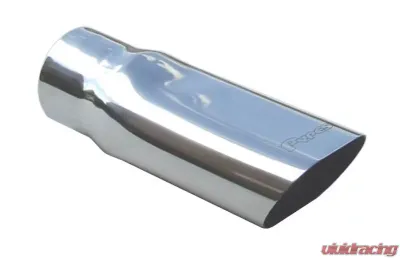 Pypes Exhaust 2.5" Slip Fit Clamp-On Polished Stainless Steel Tail Pipe Tip Set Chevrolet Chevelle 1969-1972 - EVT54