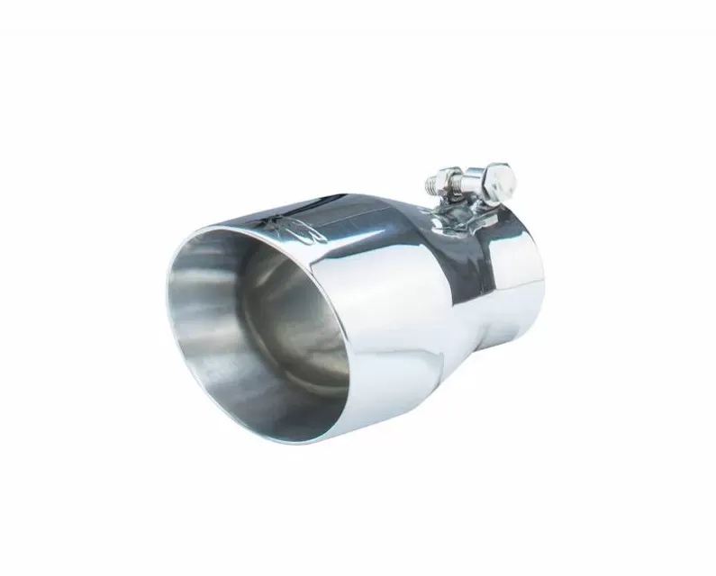 Pypes Exhaust 2.5" In/4" Out Polished Double Wall Tip-Bolt On Stainless Steel Tail Pipe Tip Chevrolet Camaro V6 2010-2014 - EVT92