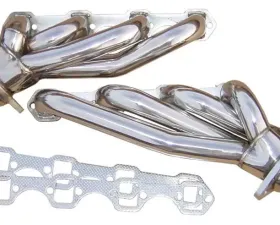 Pypes Exhaust Polished Stainless Steel Shorty Exhaust Header Ford Ford Mustang 1979-1993