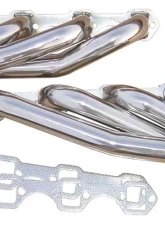 Pypes Exhaust Polished Stainless Steel Shorty Exhaust Header Ford Ford Mustang 1979-1993                                     - HDR50S - Image 2