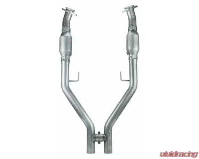 Pypes Exhaust Long Tube Headers with EPA Approved Catted H-Pipe Kit Mustang 2005-2010 - HDR55SEH